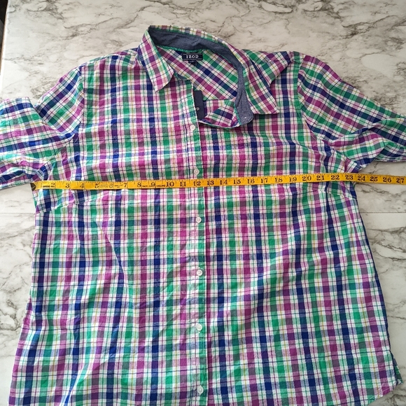 Women's Plus Size Izod Plaid Button Down Shirt size 1X - Picture 2 of 5